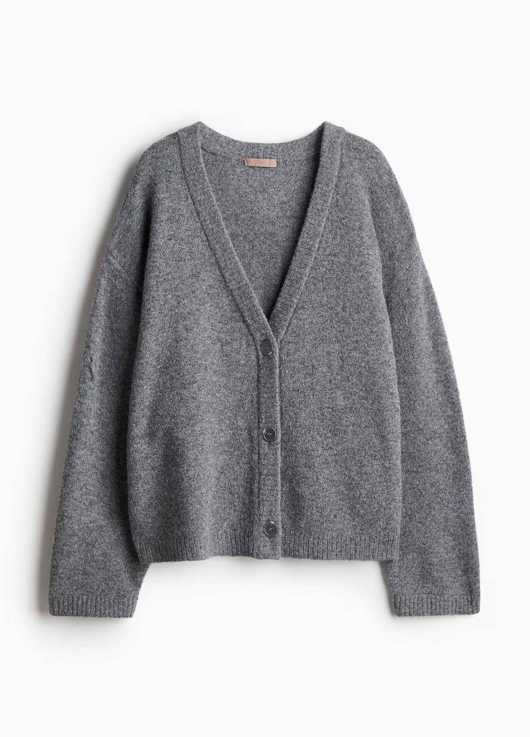 Светло-серый демисезонный кардиган H&M