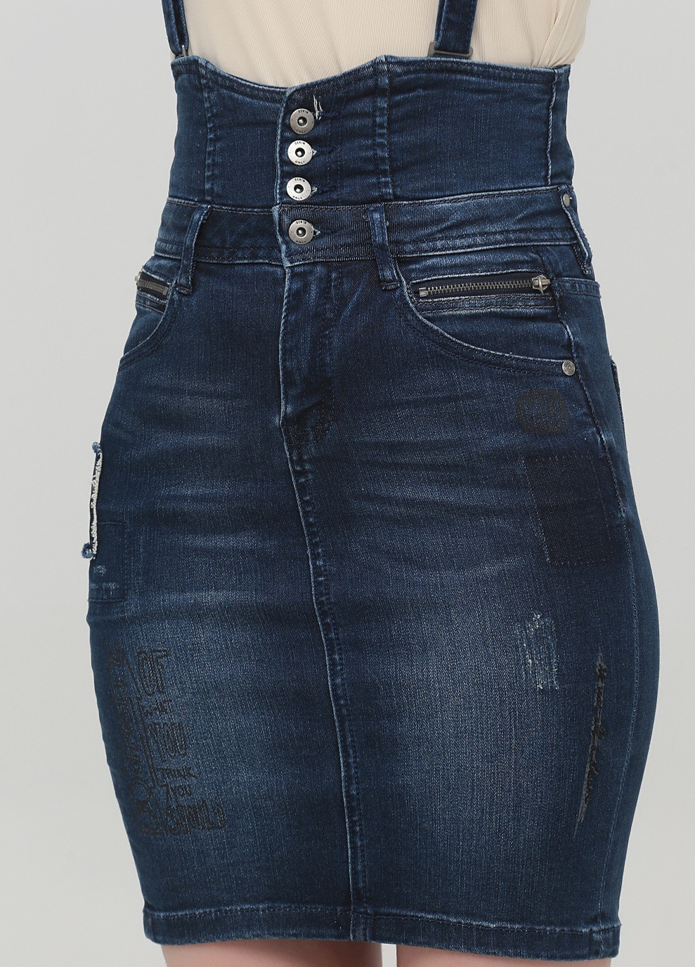 Синяя юбка Only