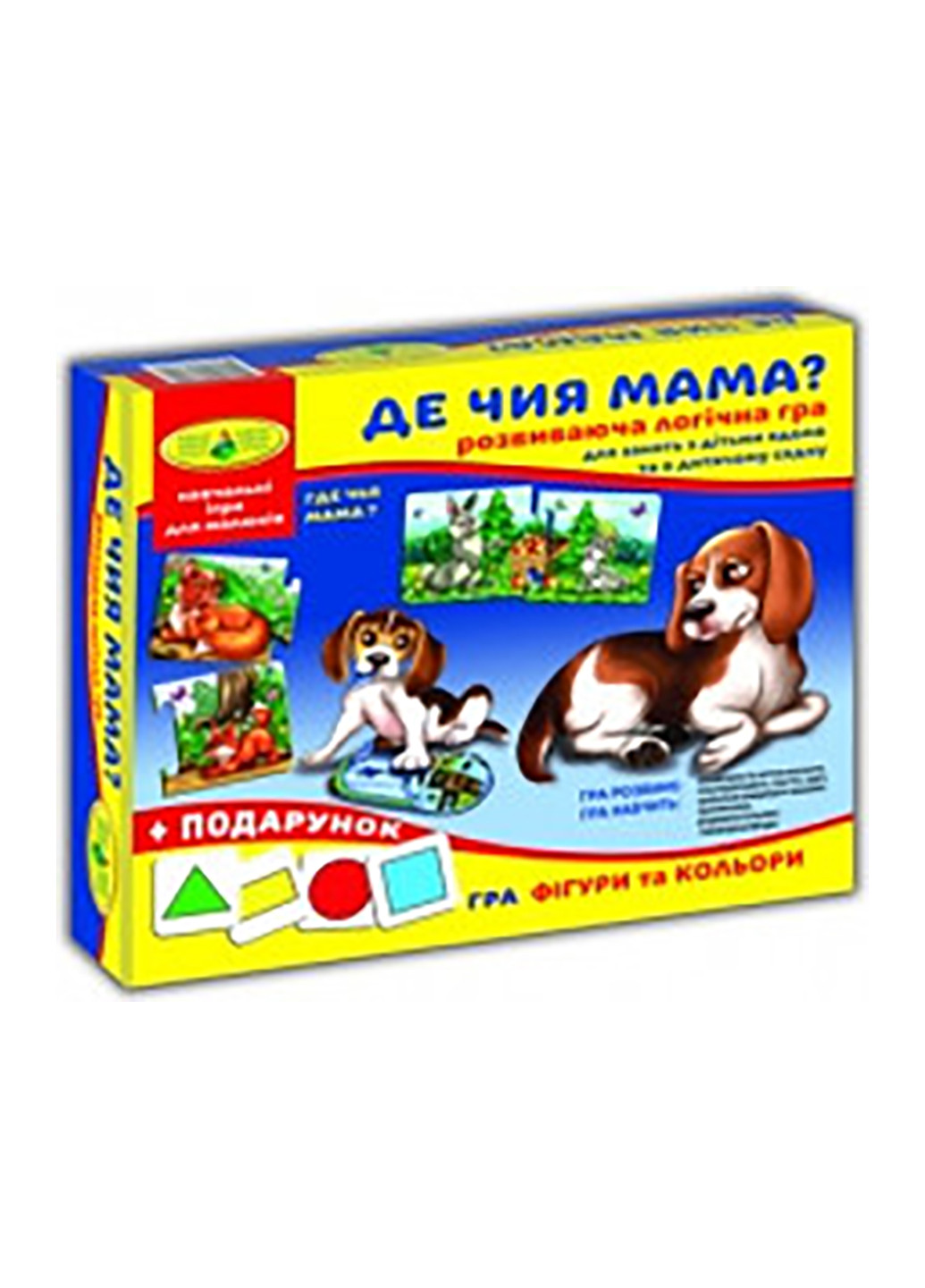 Игра "Где чья мама?" Киевская фабрика игрушек 6034 (255292600)