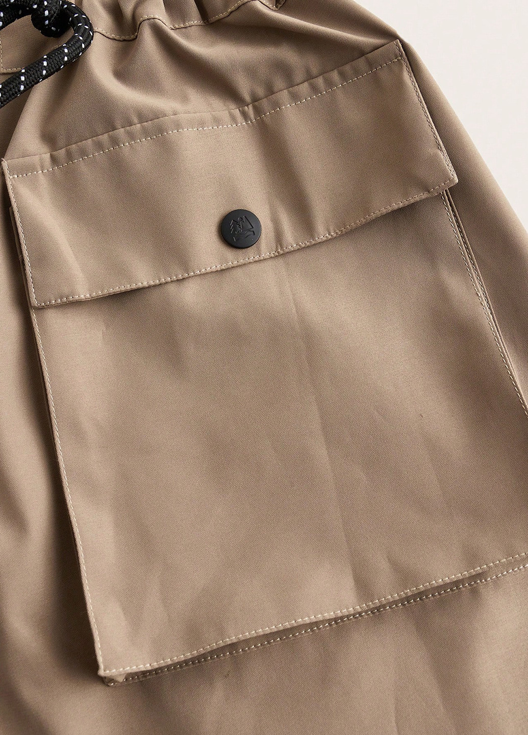 Темно-бежевая демисезонная куртка SHEIN