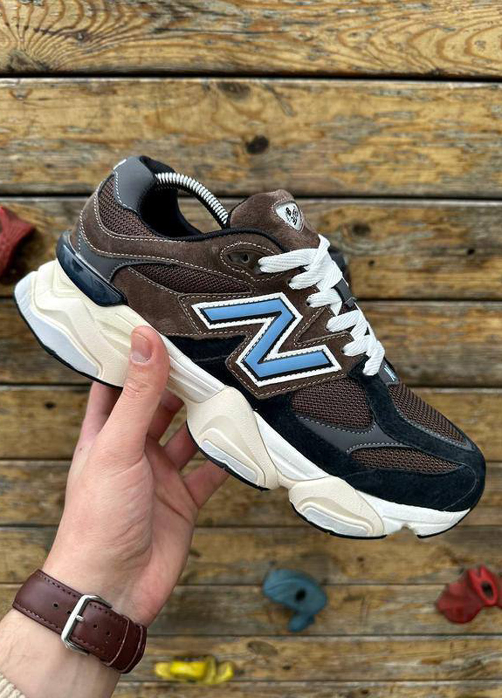 Коричневі Осінні кросівки No Brand 9060