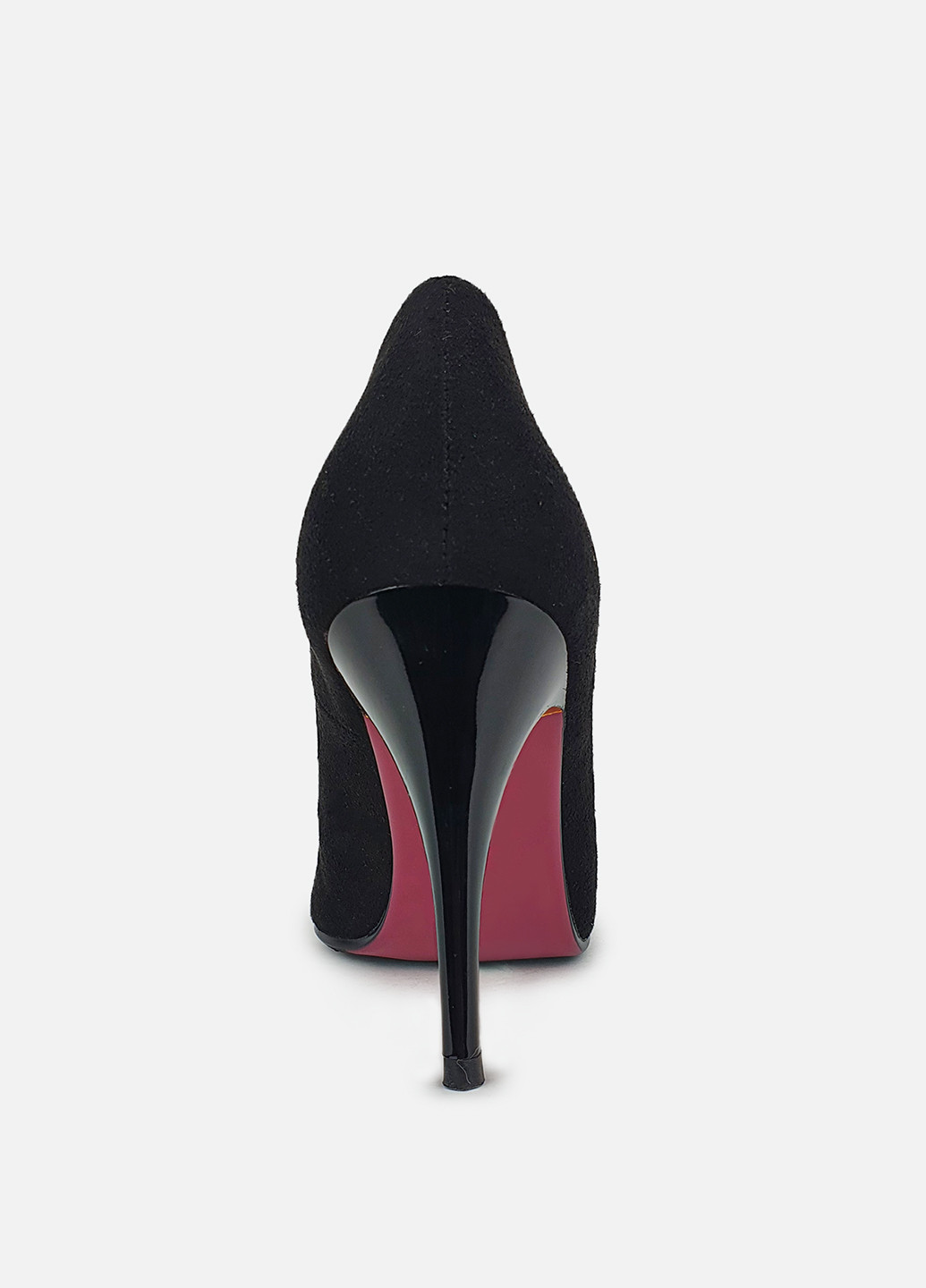 Черные женские туфли на высоком каблуке кожаные Toleeao