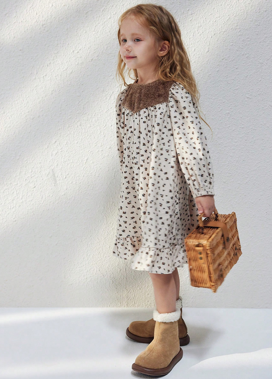 Светло-бежевое платье SHEIN (346790324)