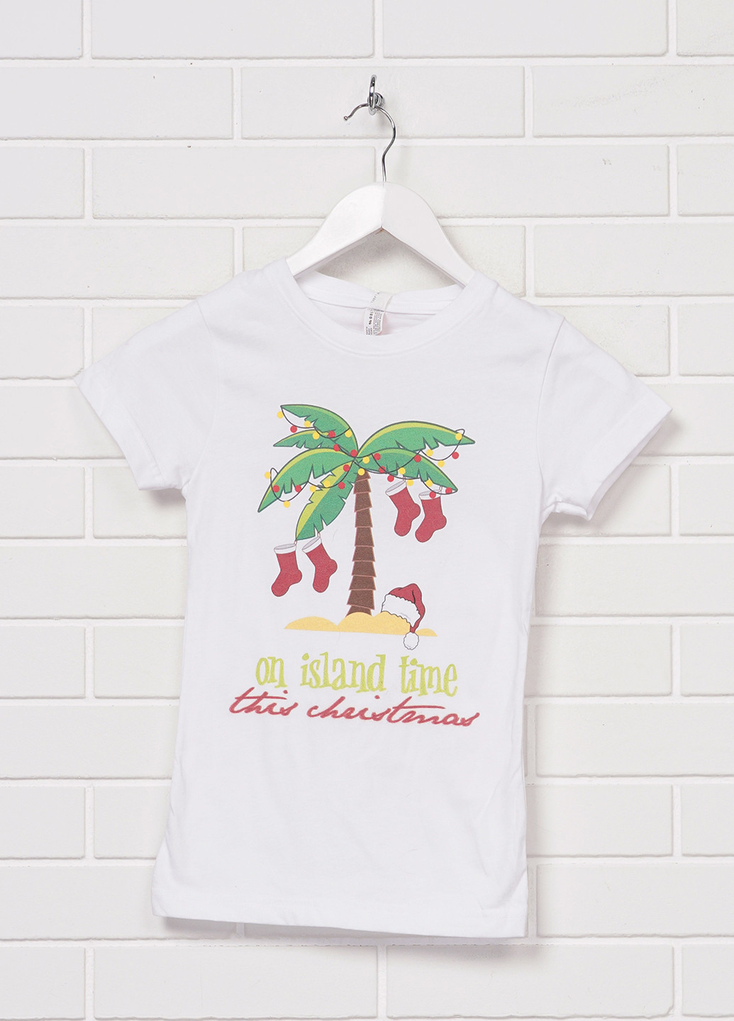 Біла літня футболка Lat