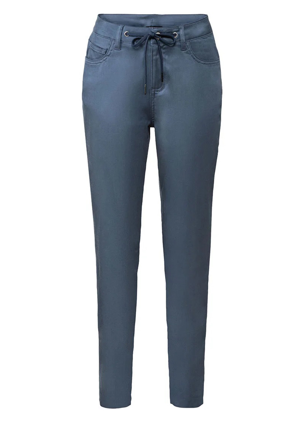 Серо-синие кэжуал летние зауженные, укороченные брюки Esmara