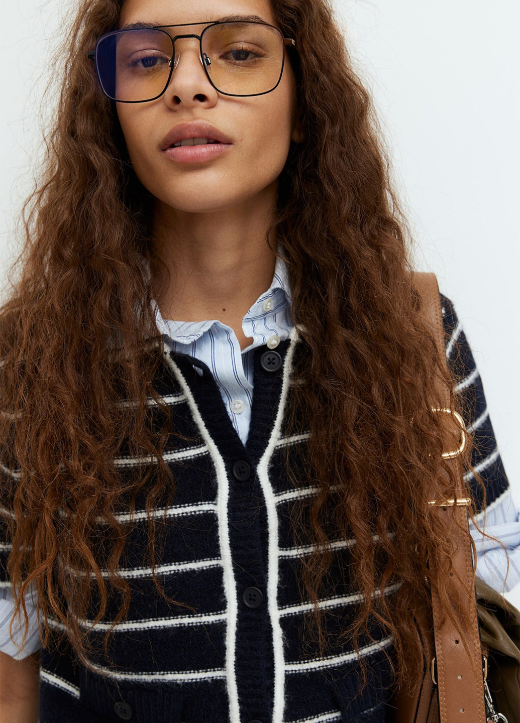 Темно-синий демисезонный кардиган H&M