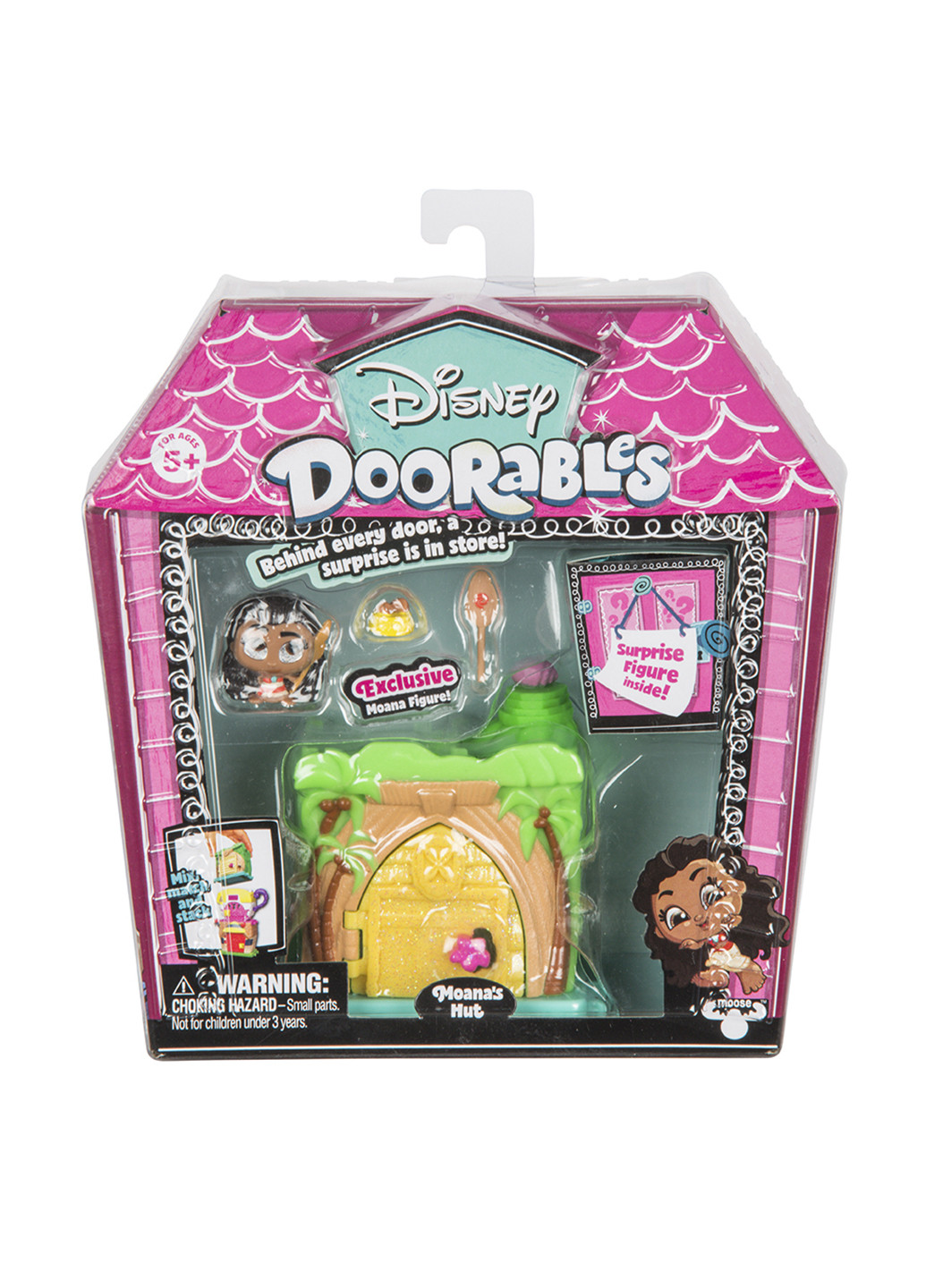 Игровой набор - МОАНА (2 героя, домик, аксессуар) Disney Doorables (155062345)