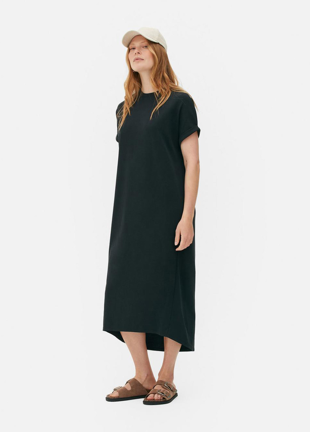 Чорна кежуал сукня сукня-футболка Primark однотонна