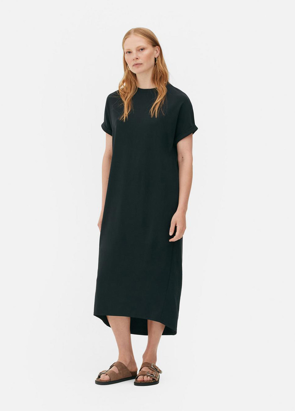 Чорна кежуал сукня сукня-футболка Primark однотонна