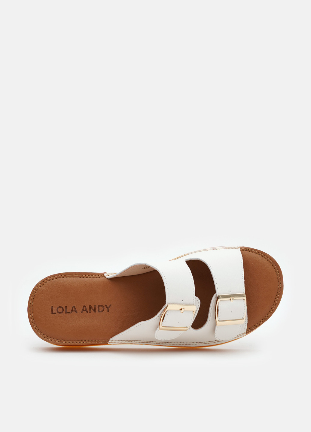 Молочные шлепанцы Lola Andy