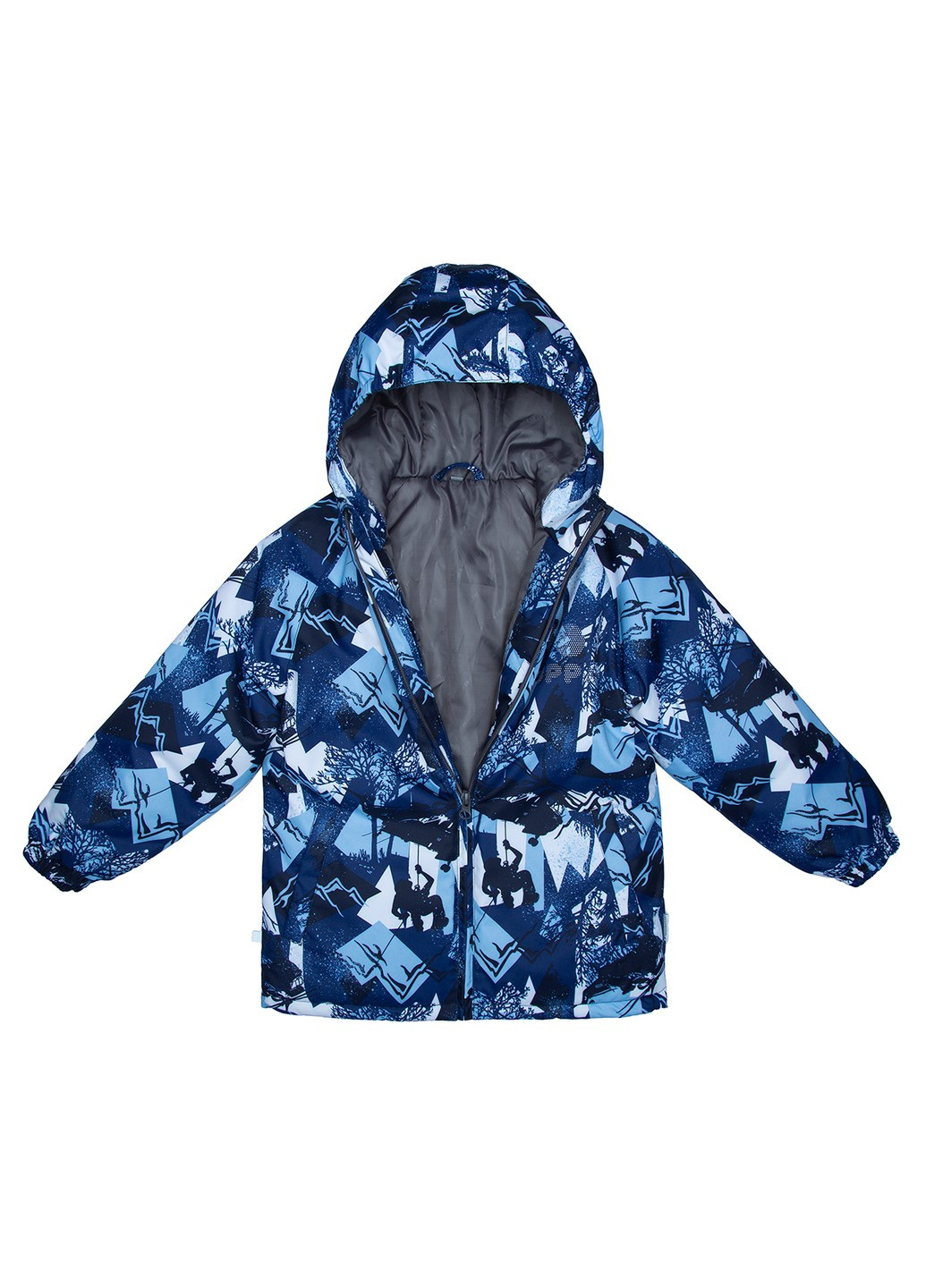 Синяя зимняя куртка зимняя classy Huppa