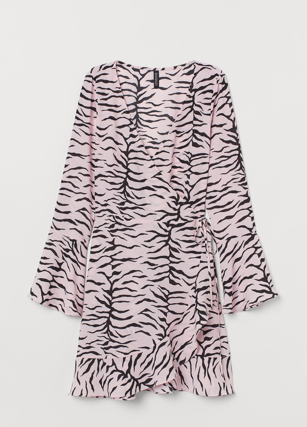 Рожева кежуал плаття, сукня H&M з малюнком