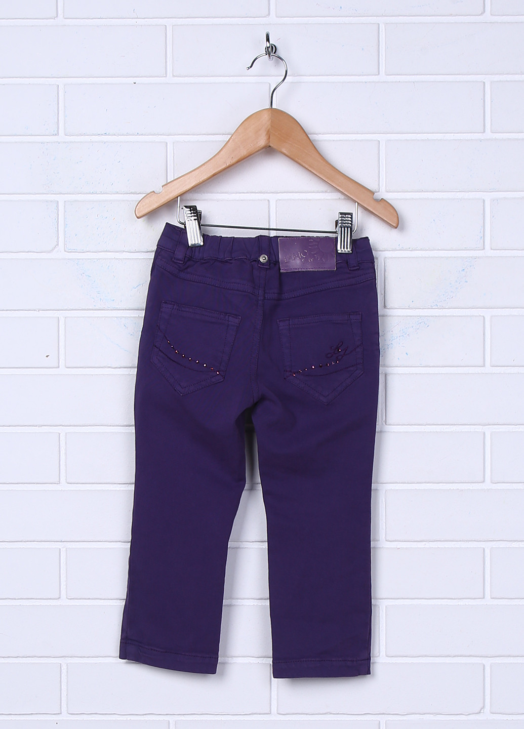 Фиолетовые демисезонные прямые джинсы Liu-Jo