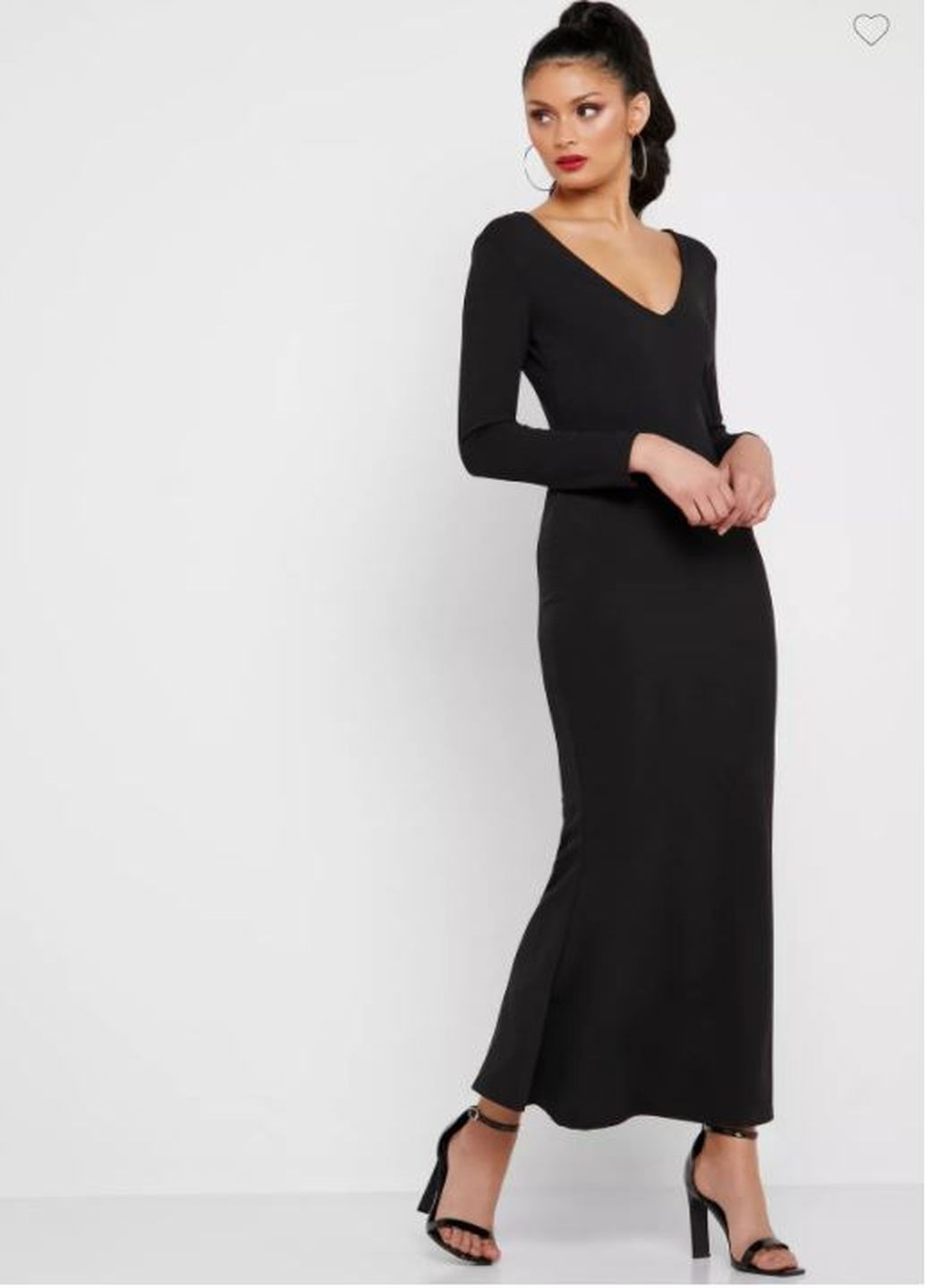 Черное кэжуал платье Missguided однотонное