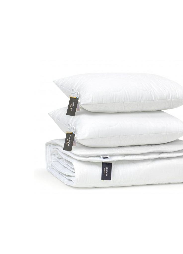 Одеяло Набор шерстяной №1678 Eco Light White Одеяло 155х215+ подушк (2200002656726) Mirson (254080599)