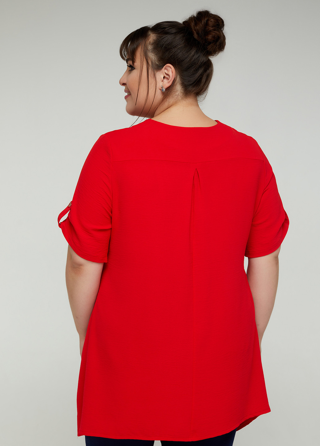 Красная летняя блуза A'll Posa