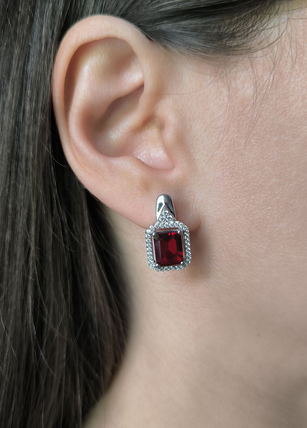 Серьги Silver Flame (354214606)