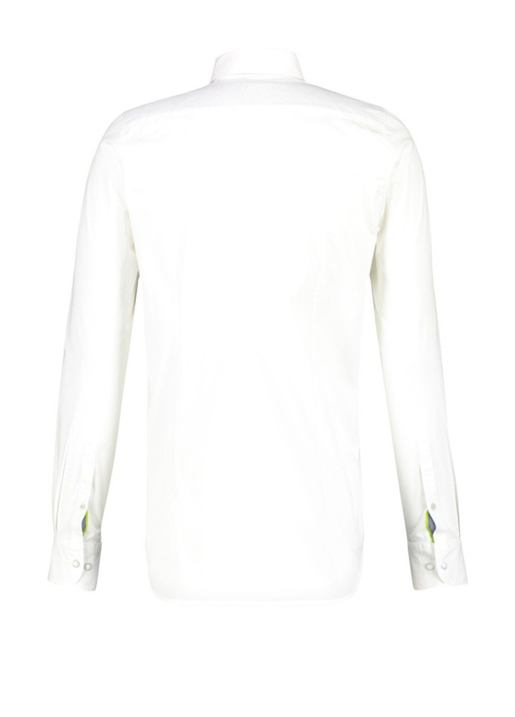 Белая кэжуал рубашка однотонная Lerros