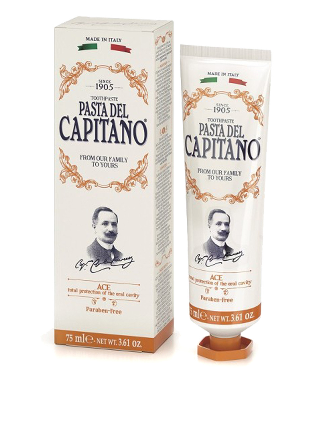 Зубная паста с витаминами, 75 мл Pasta del Capitano (79992437)