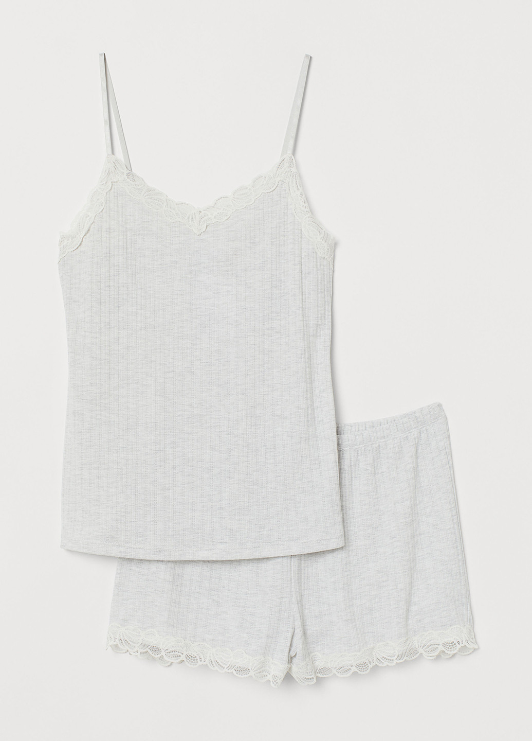 Светло-лиловая всесезон пижама (топ, шорты) H&M