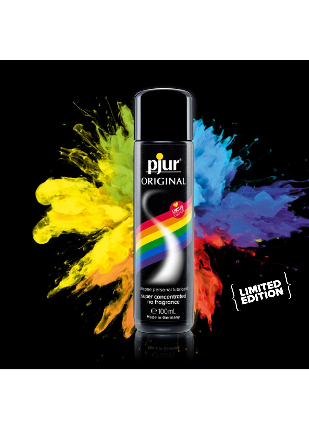 Універсальне мастило на силіконовій основі Original 100 мл Rainbow Edition Pjur (251931568)
