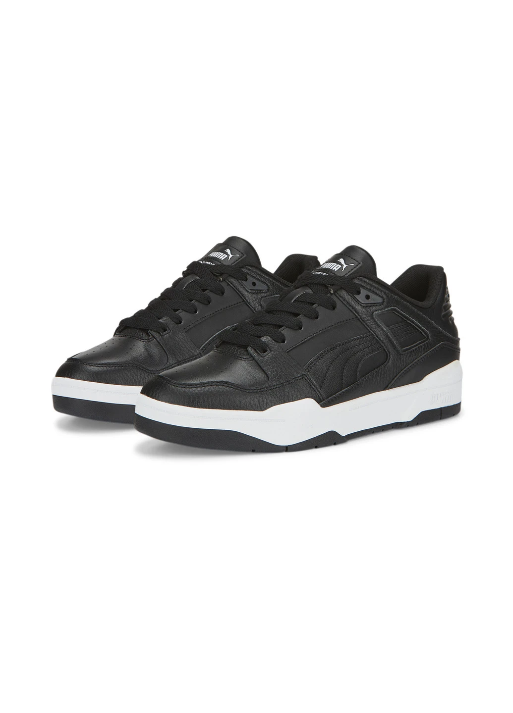 Черные кеды slipstream leather sneakers Puma
