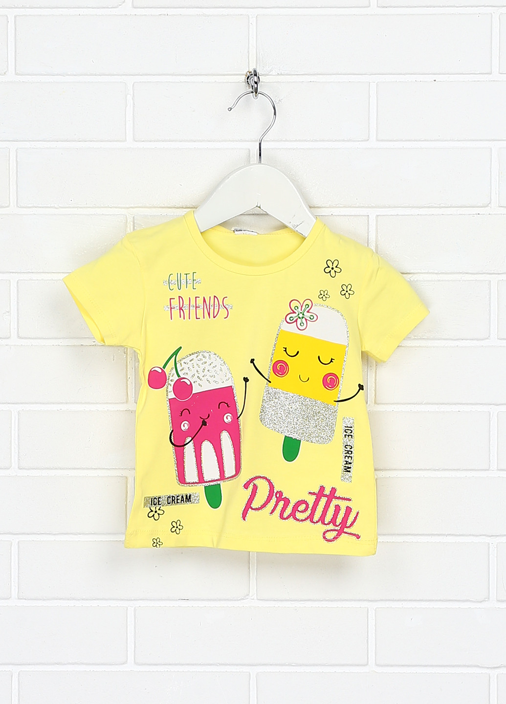 Жовта літня футболка Ecrin kids