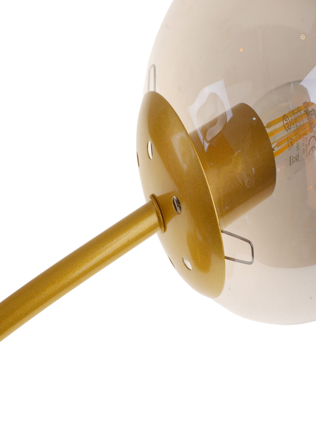 Стельова люстра на 6 лампочок BR-01 633S/6 E27 G/GY Brille (251891810)