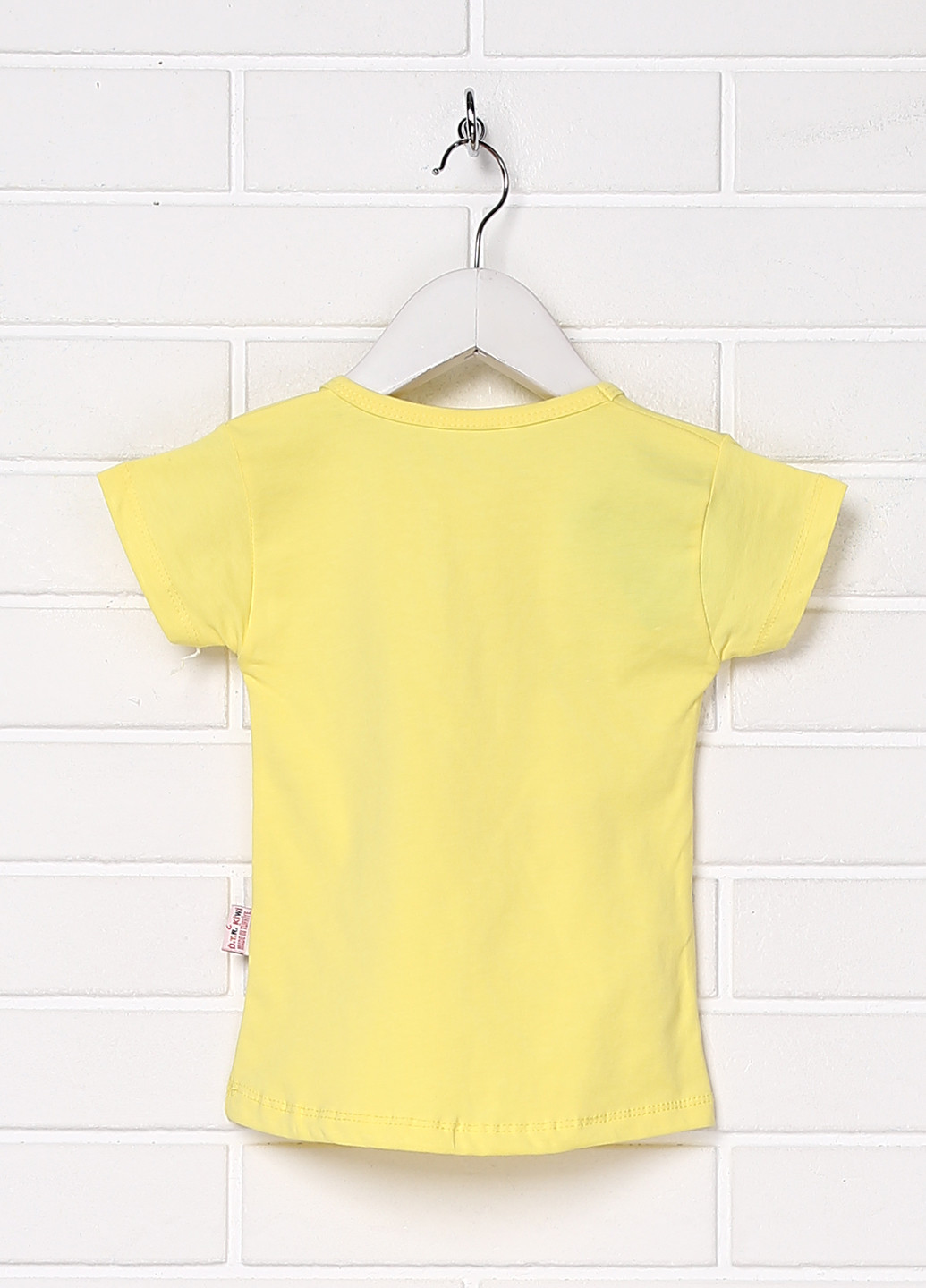 Желтая летняя футболка с коротким рукавом OTR Kiwi