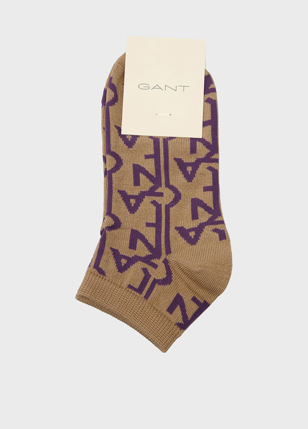 Бежевые носки Gant логотипы (322523633)