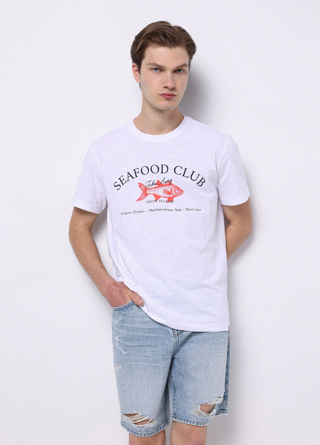 Біла футболка Colin's