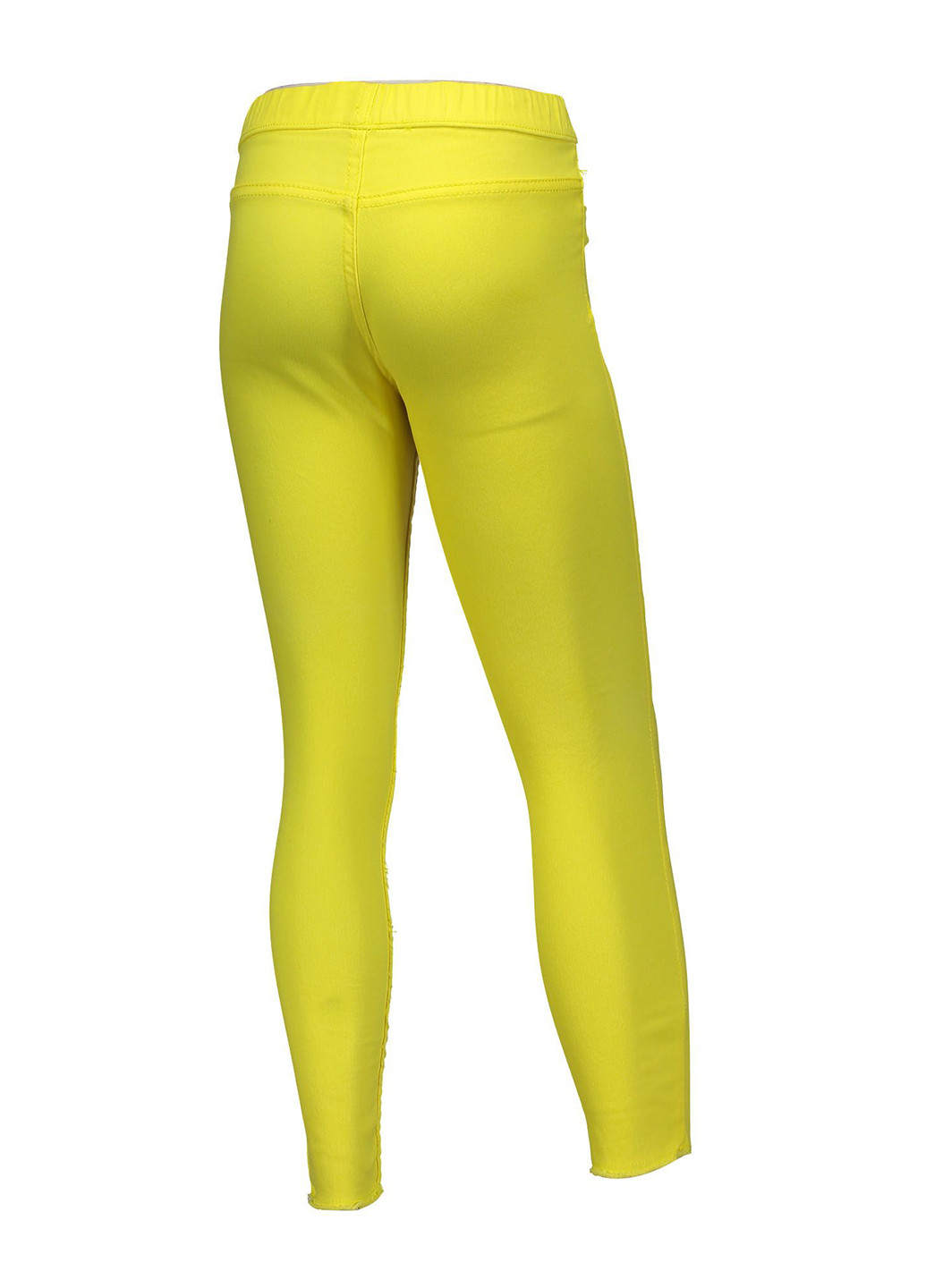Желтые кэжуал демисезонные со средней талией брюки Piazza Italia