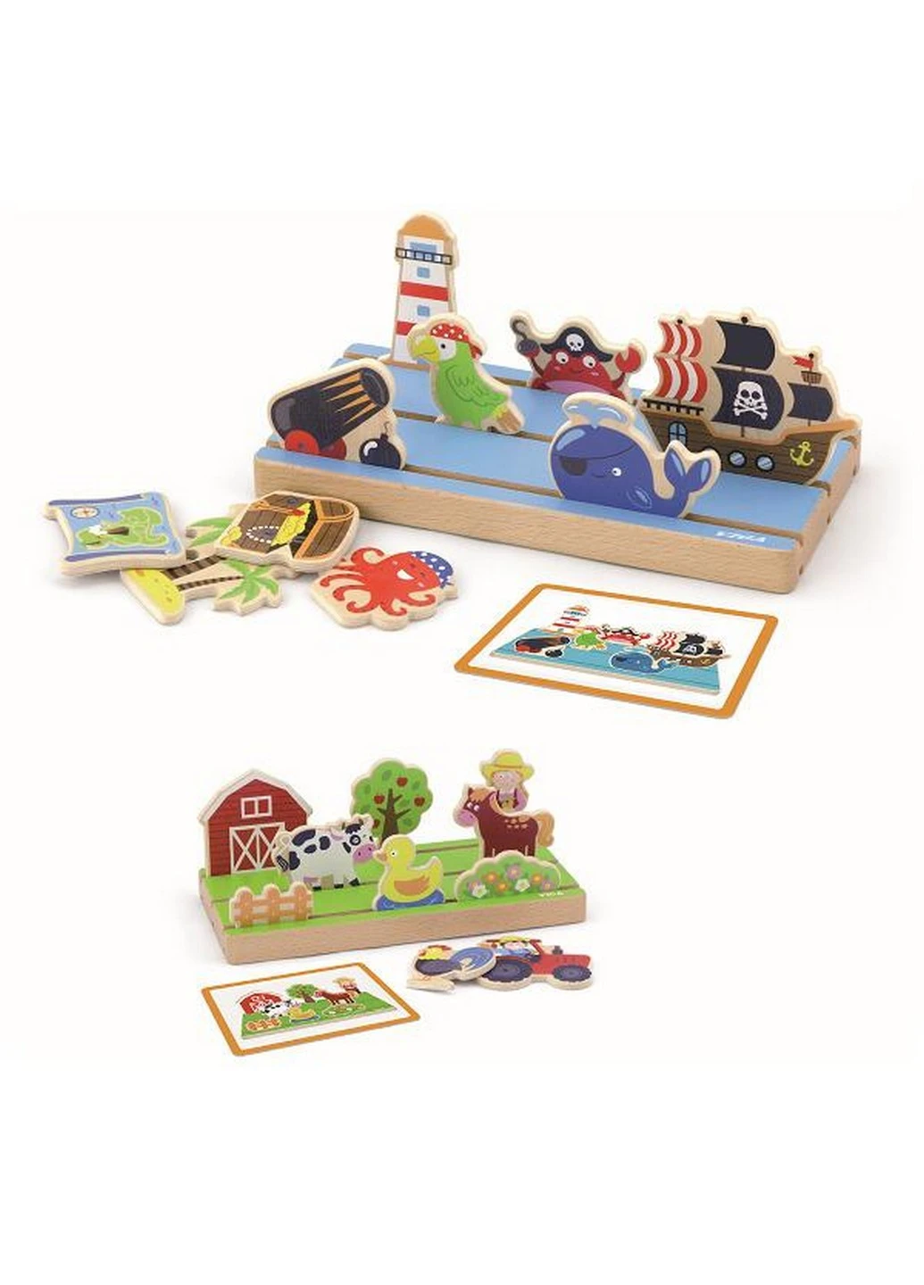 Дитячий набір Простір і відстань 11х23х2 см Viga Toys (228856439)