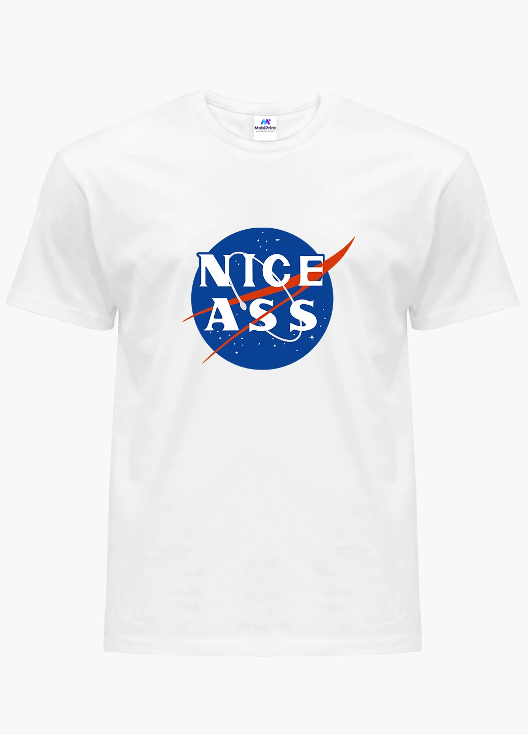 Футболка жіноча Наса (NASA) Білий (8976-2017) XXL MobiPrint - (216299802)