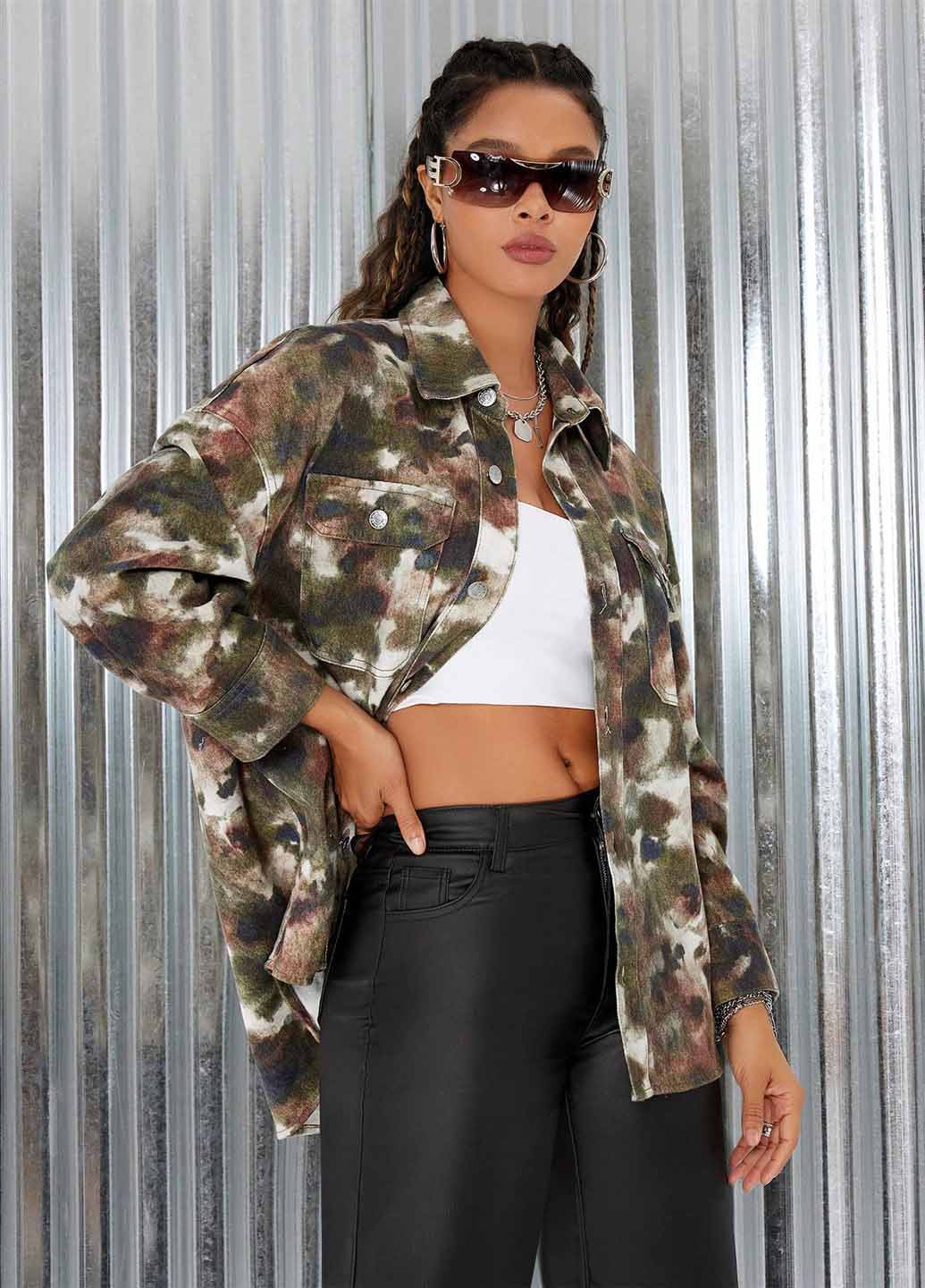 Куртка-рубашка SHEIN (367006202)