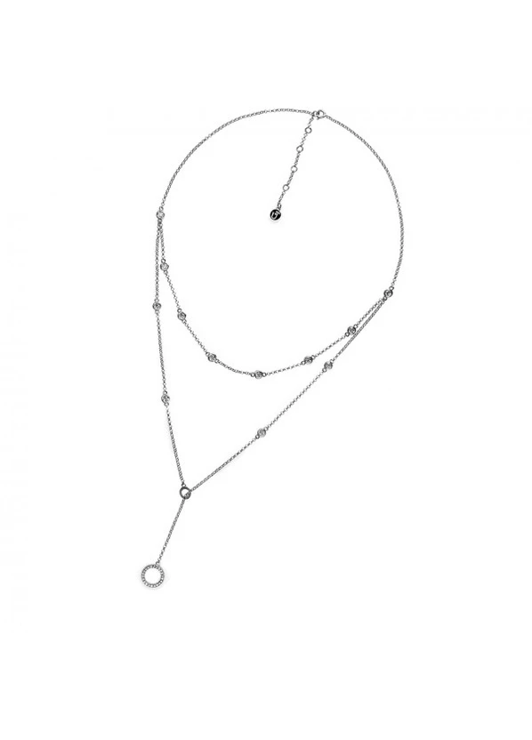 Срібне кольє з каменями Swarovski Венера UMAX (240128525)