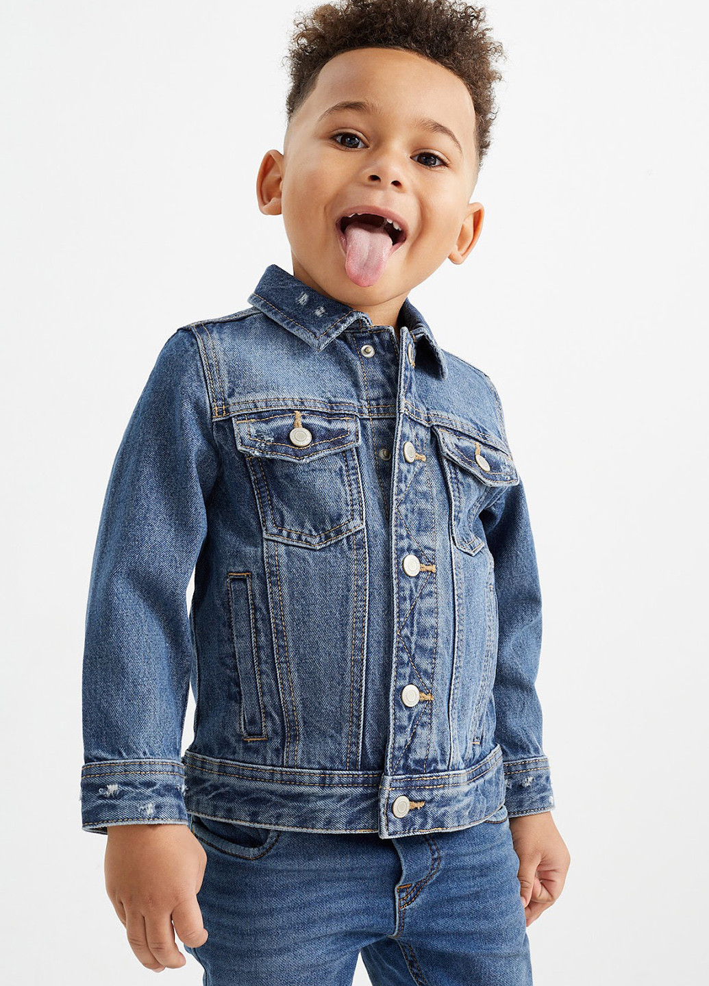 Синя демісезонна куртка C&A