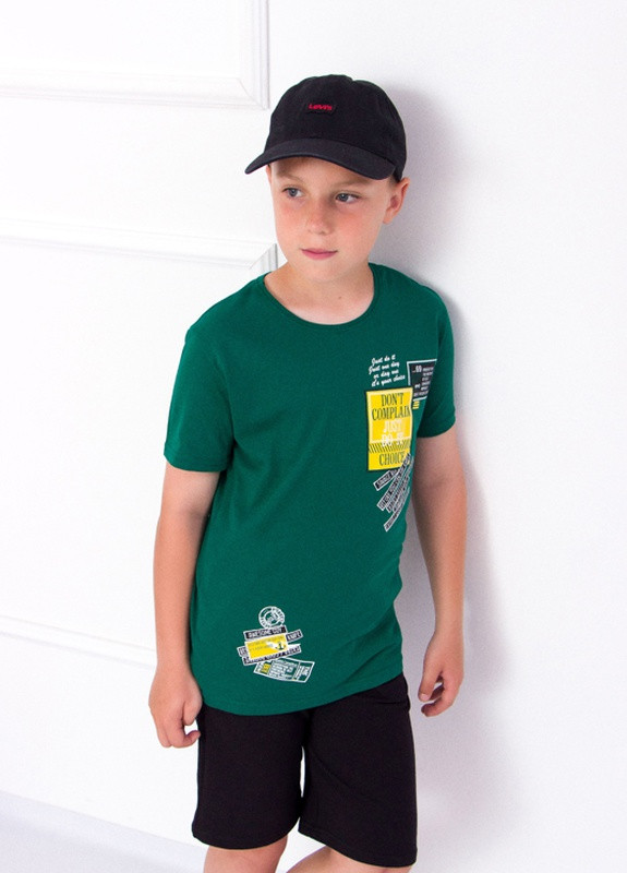 Темно-зеленый комплект для мальчика (подростковый) Носи своє 6213