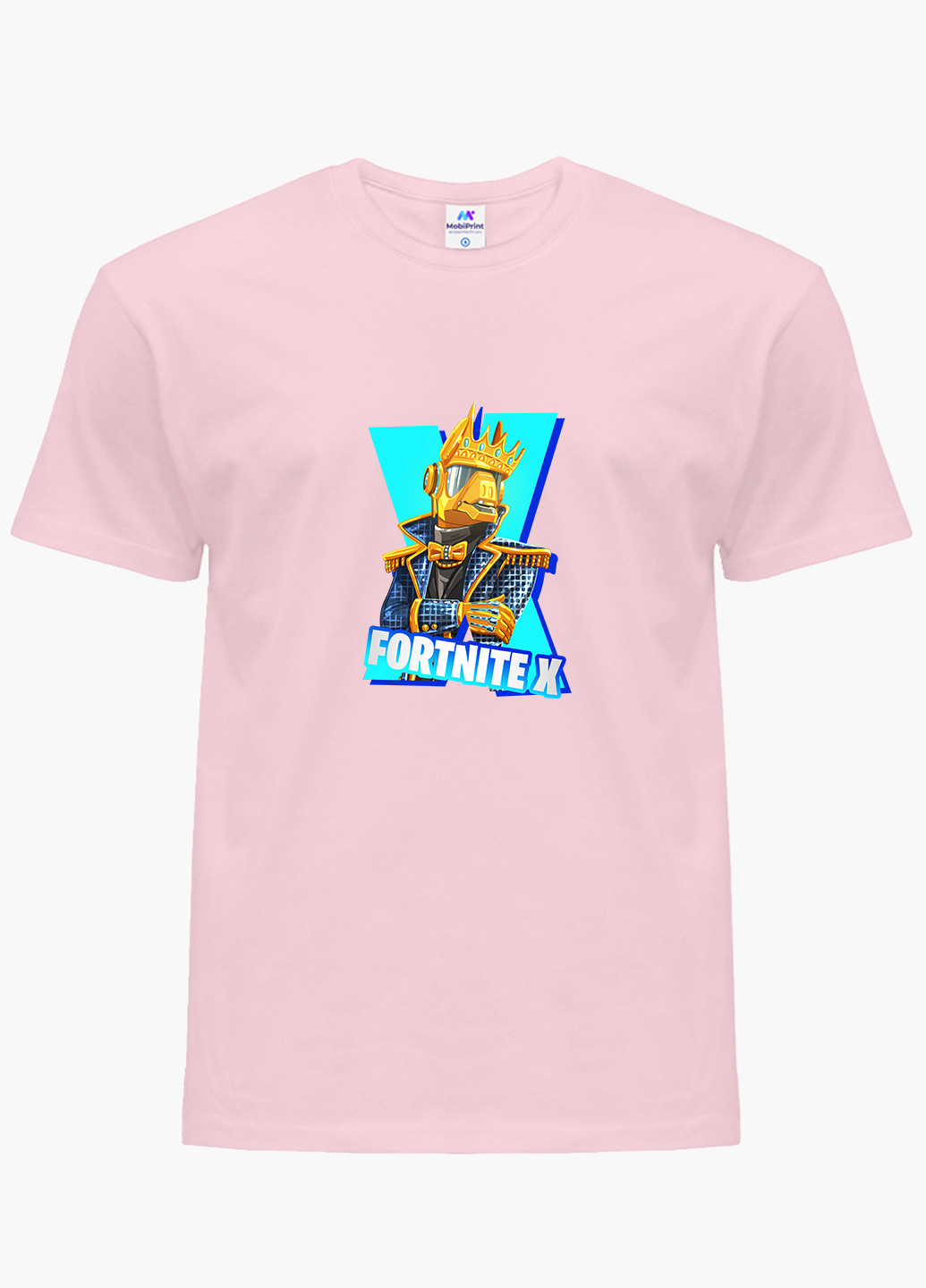 Розовая демисезонная футболка детская фортнайт (fortnite)(9224-1196) MobiPrint