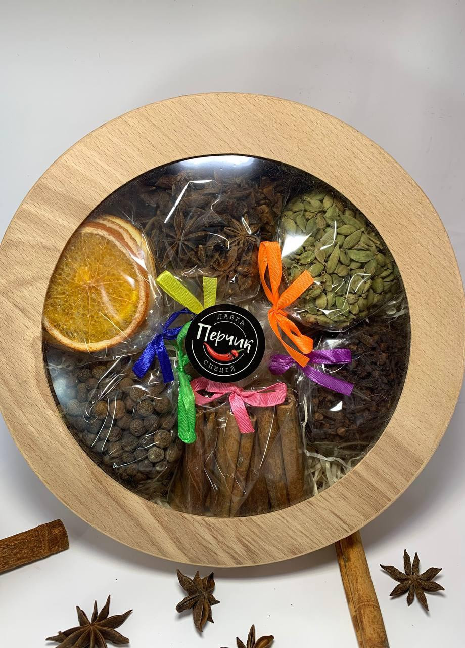 Ексклюзивний подарунковий набір прянощів для глінтвейну великий No Brand (251407792)