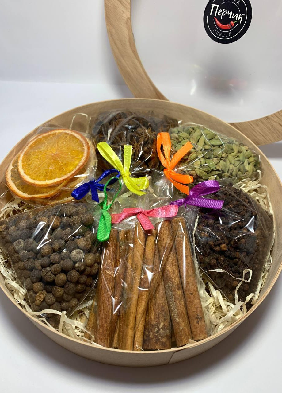 Ексклюзивний подарунковий набір прянощів для глінтвейну великий No Brand (251407792)