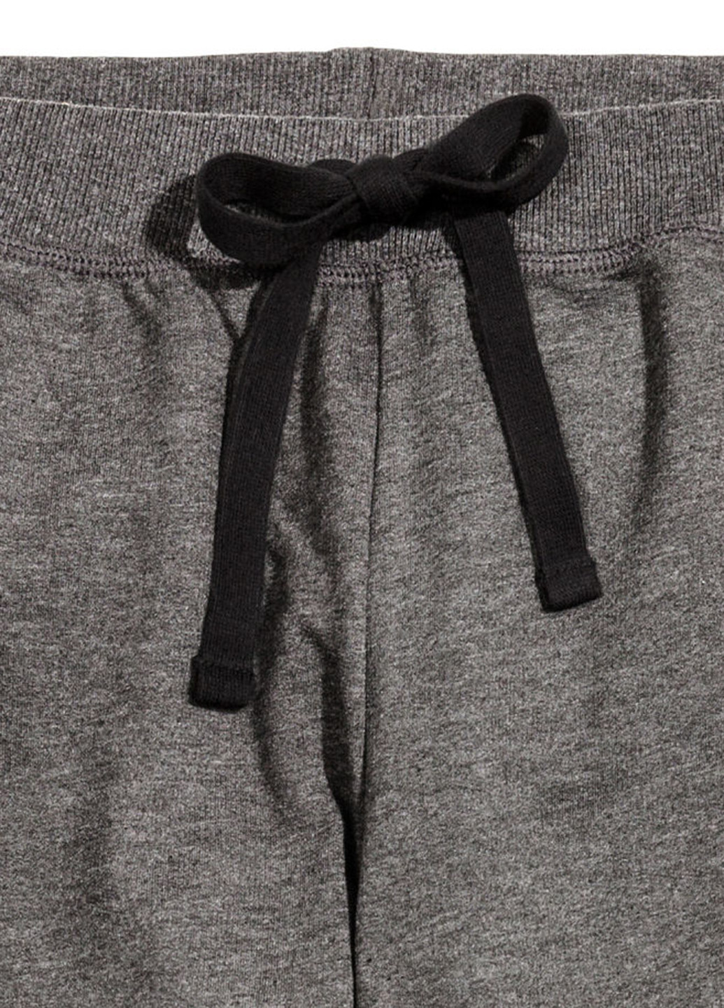 Темно-серые домашние демисезонные со средней талией брюки H&M