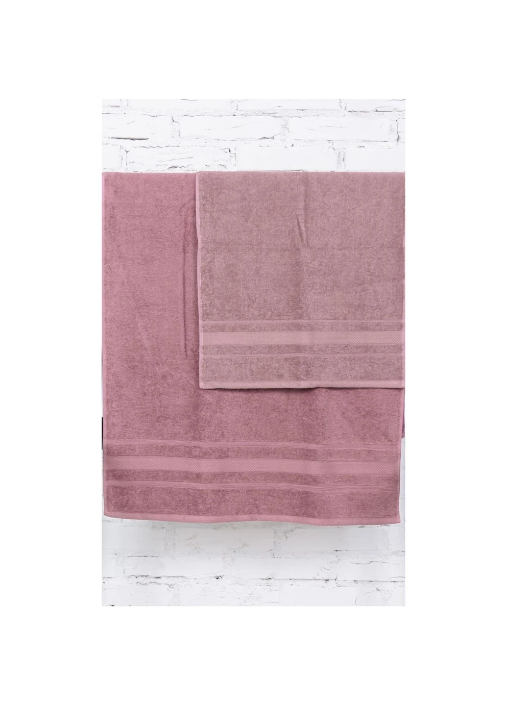 Полотенце MirSon набор банных №5083 Elite SoftNess Violet 50х90, 70х140 (2200003960877) No Brand фиолетовый