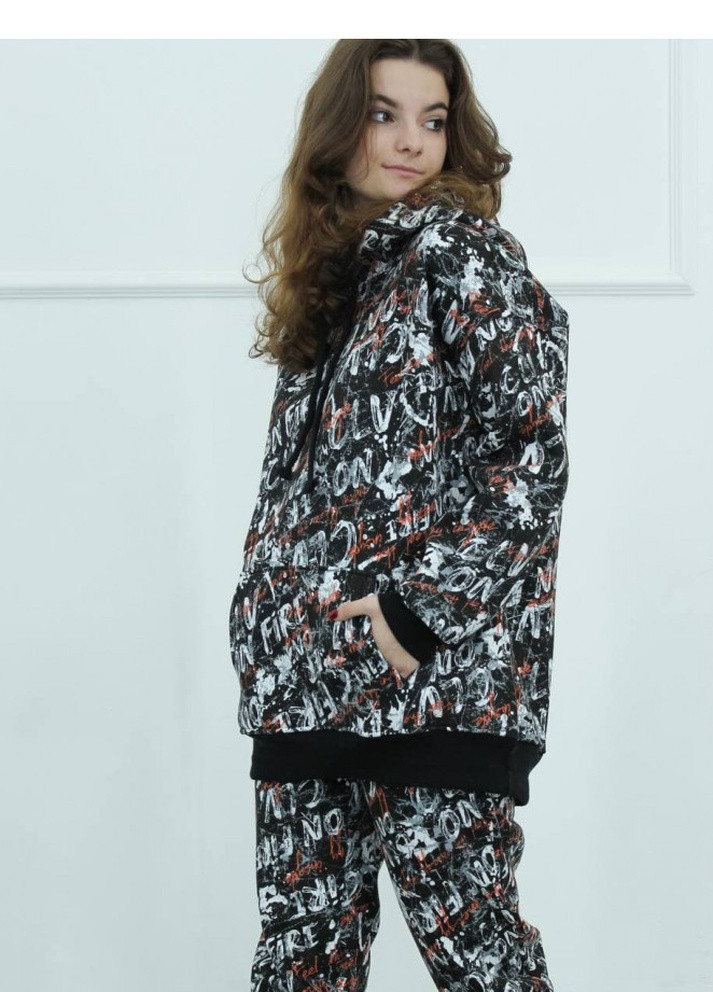 Худи свободное оверсайз трикотаж Ballet Grace (252057973)