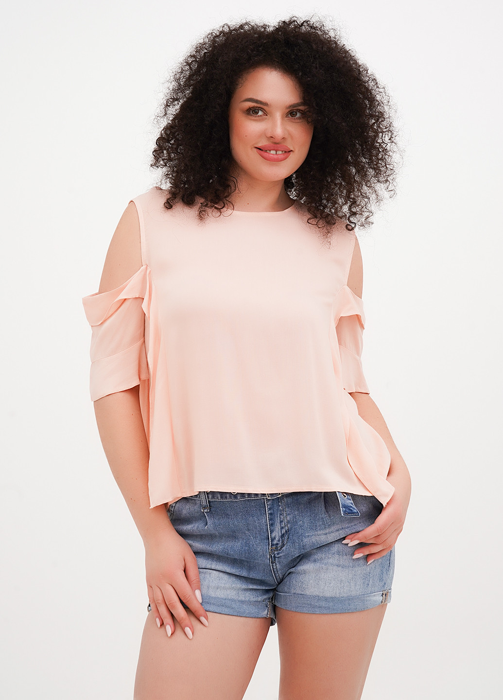 Пудровая блуза Imperial