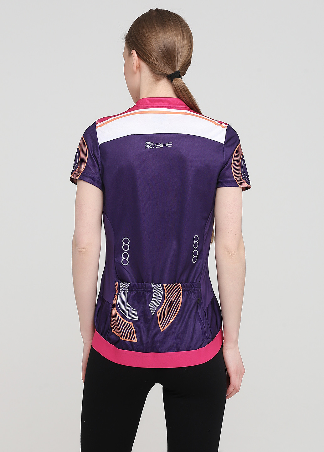 Олимпийка Crivit Pro надпись тёмно-фиолетовая спортивная полиэстер, трикотаж