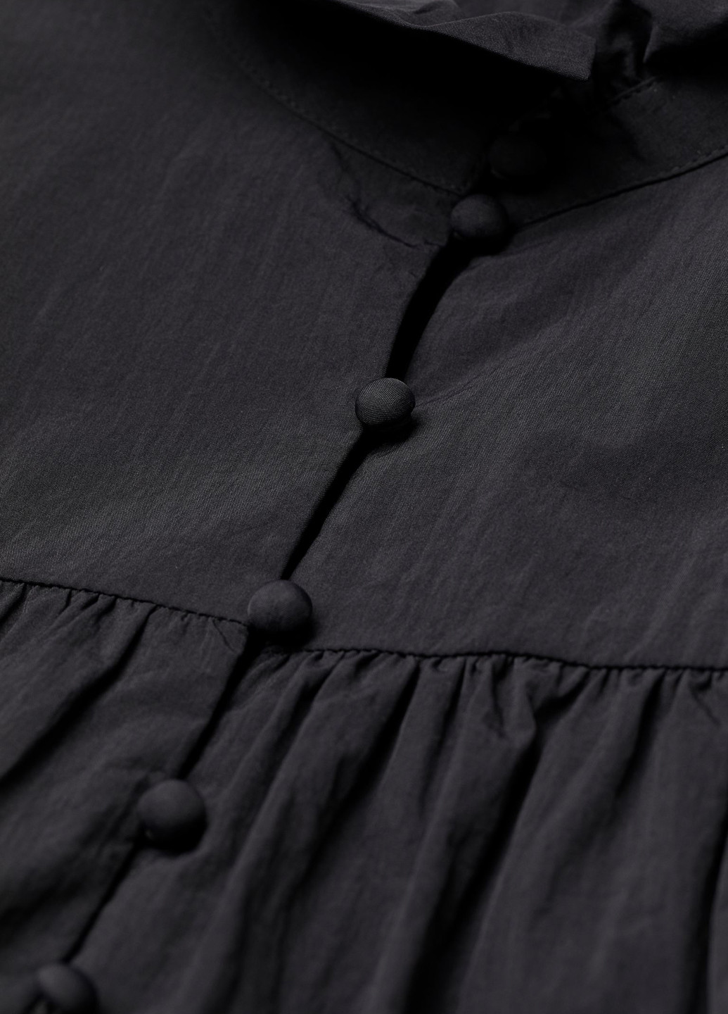 Чорна кежуал сукня оверсайз H&M однотонна