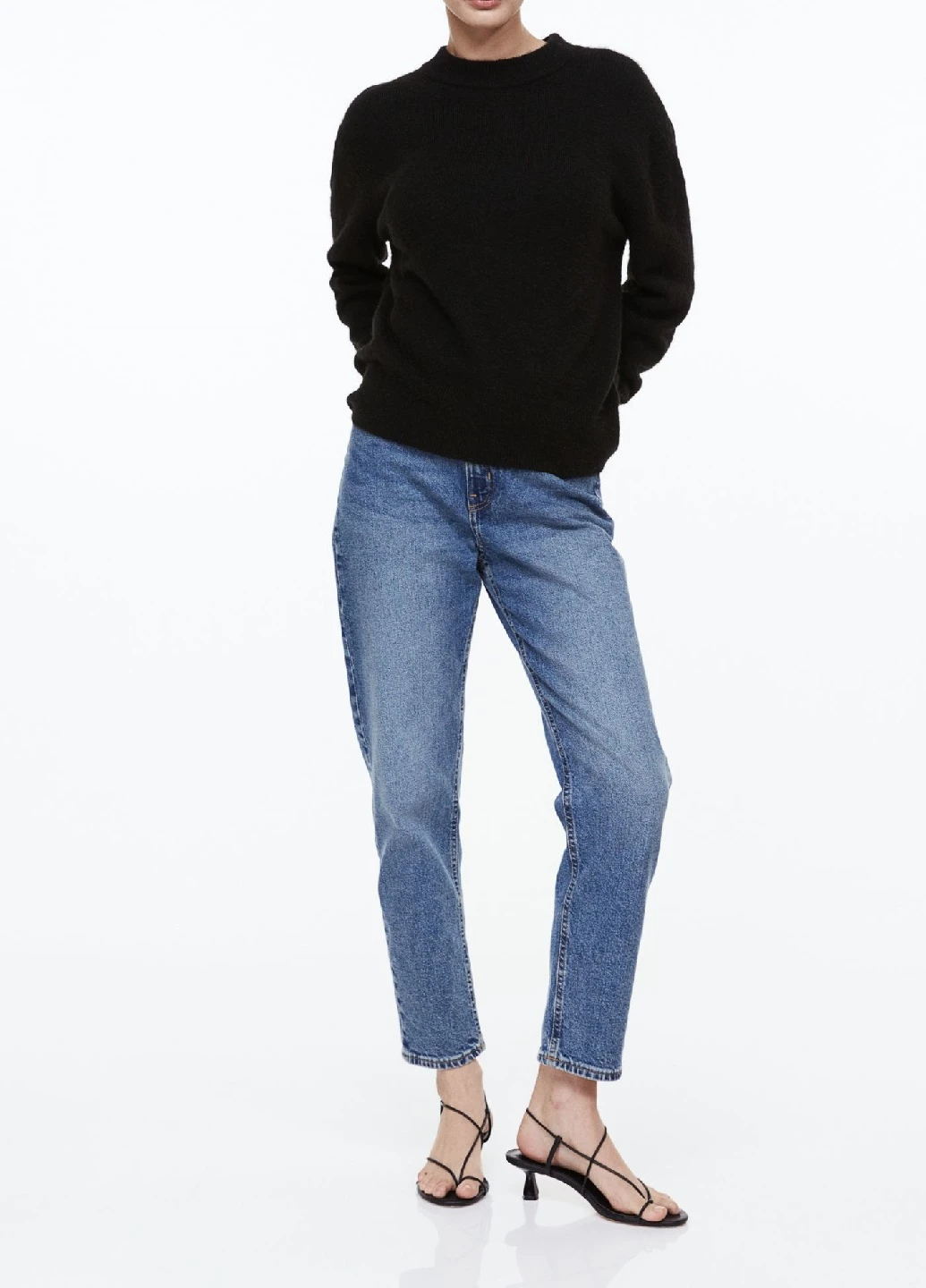 Чорний демісезонний светр H&M