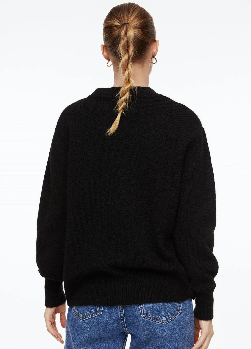 Чорний демісезонний светр H&M