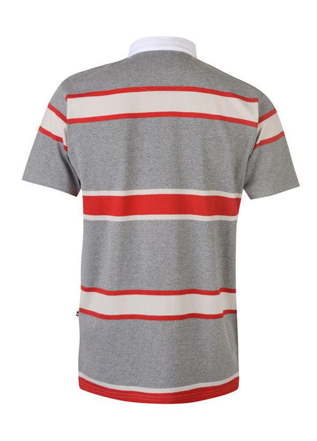 Серая футболка-поло для мужчин Pierre Cardin в полоску